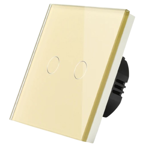 выключатель Bseed 2х - gold